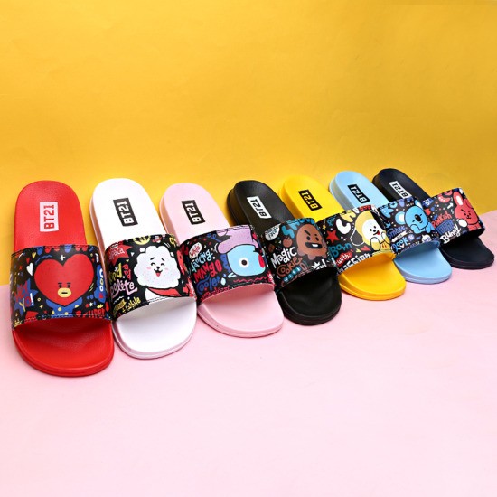 [BT21] Pattern Slipper - kpoptown.ca