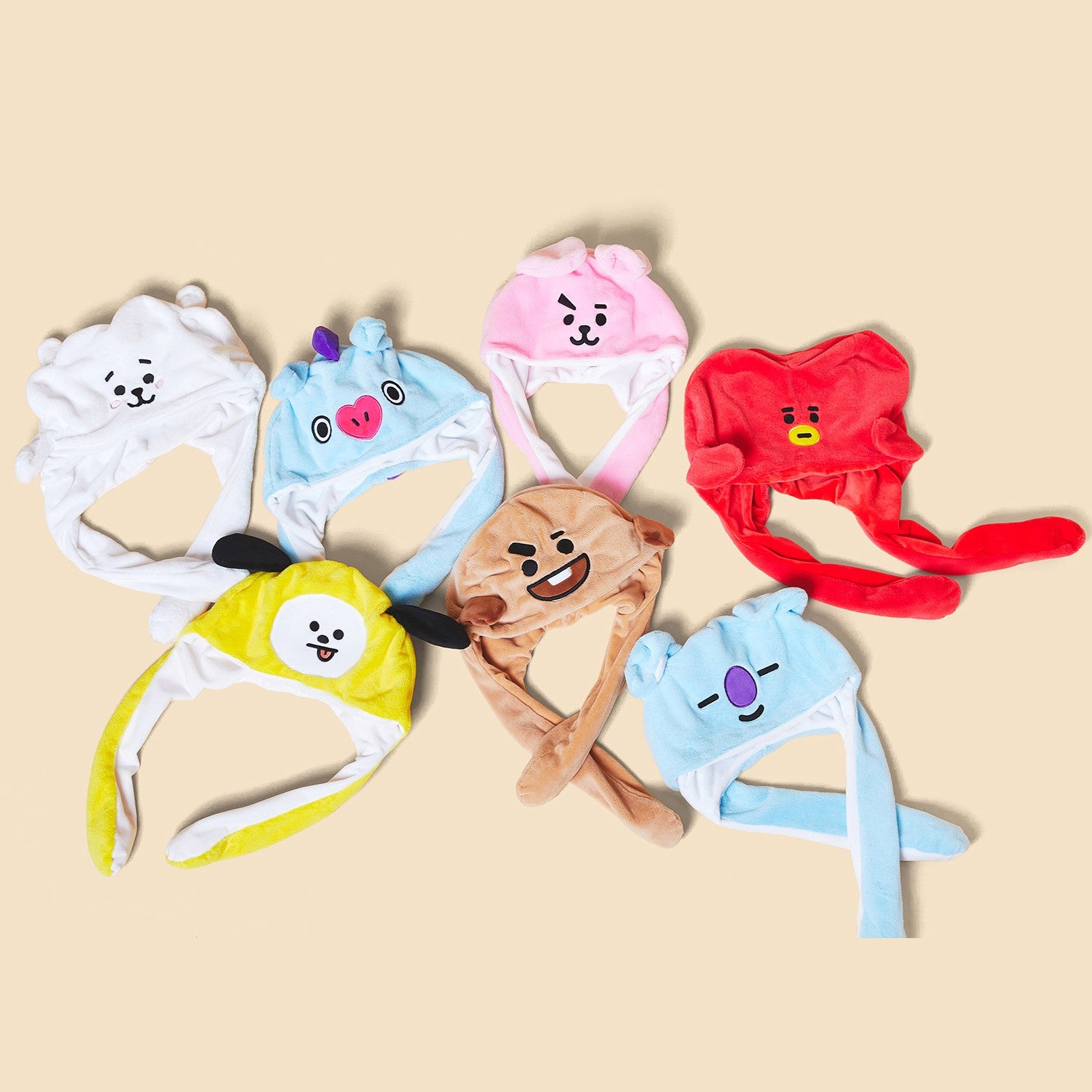 [BT21] BTS Line Friends Collaboration - Action Doll Hat - kpoptown.ca