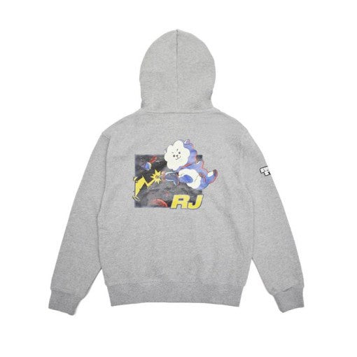 [BT21] BTS Line Friends Collaboration - Space Squad Hood Zip-Up - kpoptown.ca