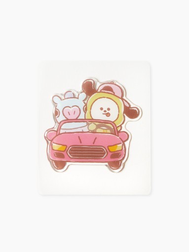 [BT21] BTS Line Friends Collaboration - Epoxy Sticker - kpoptown.ca