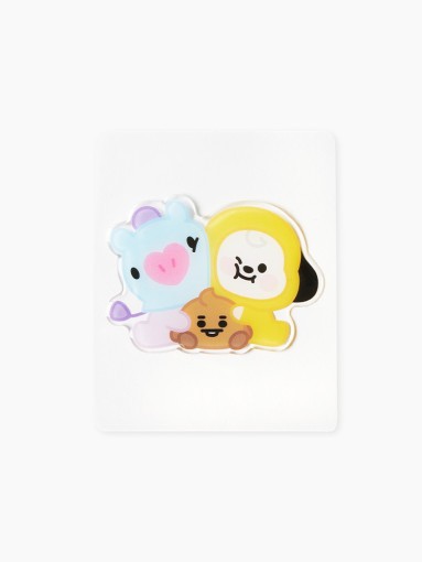 [BT21] BTS Line Friends Collaboration - Epoxy Sticker - kpoptown.ca