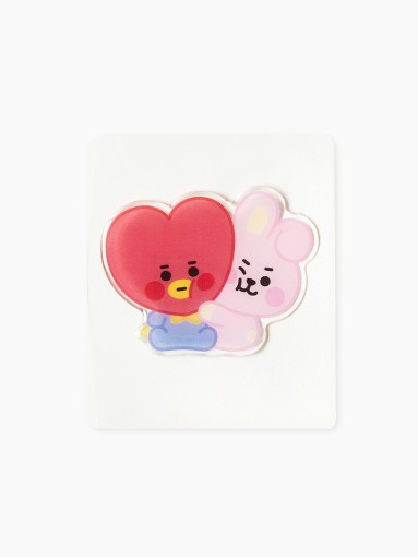 [BT21] BTS Line Friends Collaboration - Epoxy Sticker - kpoptown.ca