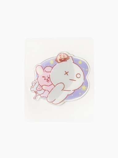 [BT21] BTS Line Friends Collaboration - Epoxy Sticker - kpoptown.ca