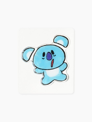 [BT21] BTS Line Friends Collaboration - Epoxy Sticker - kpoptown.ca