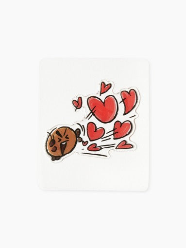 [BT21] BTS Line Friends Collaboration - Epoxy Sticker - kpoptown.ca