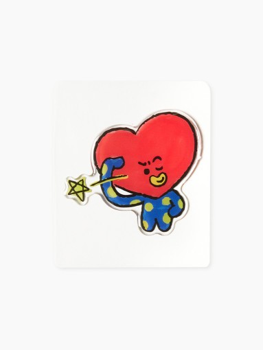 [BT21] BTS Line Friends Collaboration - Epoxy Sticker - kpoptown.ca