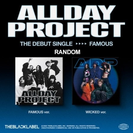 ALLDAY PROJECT Debut Single Album - FAMOUS (Random Ver.) CD_174996.jpg