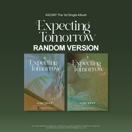 ASC2NT 1st Single Album - Expecting Tomorrow (Random Ver.) CD_157612.jpg