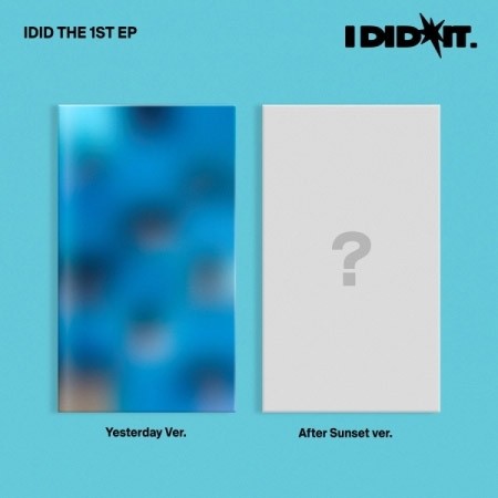 IDID 1st Mini Album - I did it (Yesterday / After Sunset Random Ver.) CD_177101.jpg