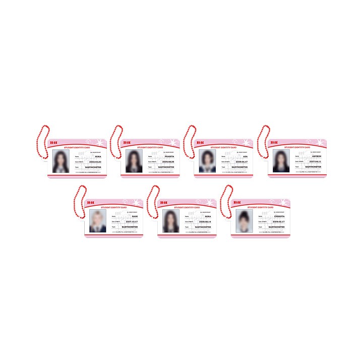 BABYMONSTER 1st Anniversary Goods - STUDENT ID CARD KEYRING_171967.jpg