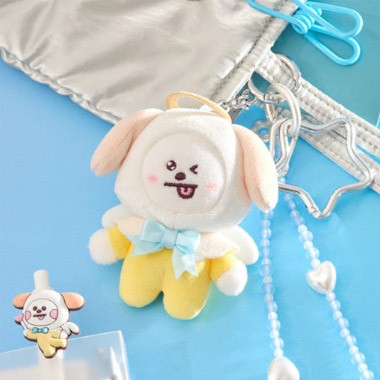 BT21 Angel & Villain Goods - Angel Plush Keyring_167698.jpg