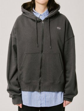 BT21 BASIC Goods - UNIT 2 Hoodie Zip-up Charcoal_164131.jpg