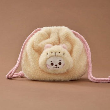 BT21 Baby More Fluppy Goods - Face Plush String Pouch_182026.jpg