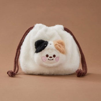 BT21 Baby More Fluppy Goods - Face Plush String Pouch_182027.jpg