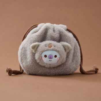 BT21 Baby More Fluppy Goods - Face Plush String Pouch_182031.jpg