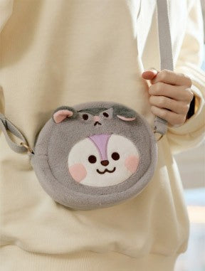 BT21 Baby Pluppy Goods - Face Plush Cross Bag_165984.jpg