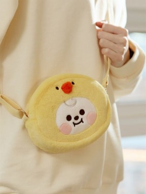 BT21 Baby Pluppy Goods - Face Plush Cross Bag_165985.jpg