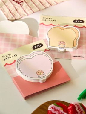 BT21 Bakery Goods - Sticky Memo Pad_163661.jpg