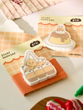 BT21 Bakery Goods - Sticky Memo Pad_163664.jpg