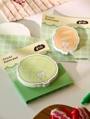 BT21 Bakery Goods - Sticky Memo Pad_163665.jpg
