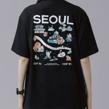 BT21 Seoul Edition Goods - T-Shirt Black Ver.1_172677.jpg