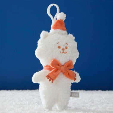 BT21 Snow Man Goods - Plush Keyring_182985.jpg