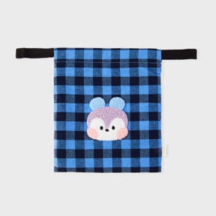 BT21 minini Basic Check Goods - String Pouch_166342.jpg