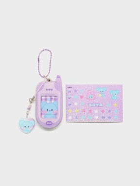 BTS Line Friends Collaboration Goods - minini Retro Phone Keyring_154720.jpg