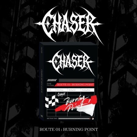 CHASER 1st Mini Album - ROUTE 01 : BURNING POINT (OVERALL ver.) CD_186160.jpg