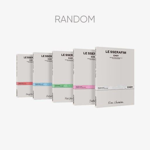 [COMPACT] LE SSERAFIM 3rd Mini Album - EASY (Random Ver.) CD_154650.jpg