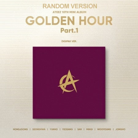 [DIGIPACK] ATEEZ 10th Mini Album - GOLDEN HOUR : Part.1 (Random Ver.) CD_157778.jpg