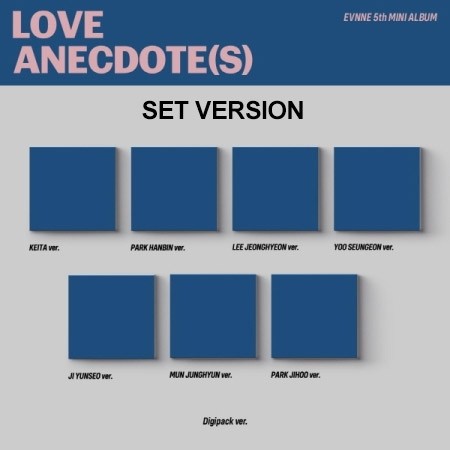 [DIGIPACK][SET] EVNNE 5th Mini Album - LOVE ANECDOTE(S) (SET Ver.) 7CD_176320.jpg