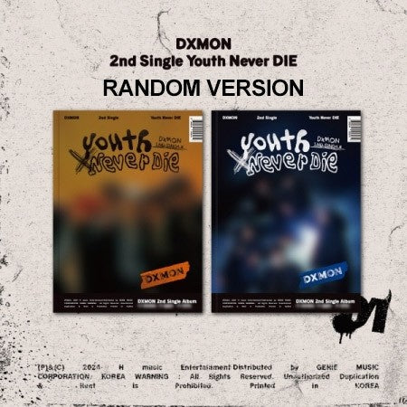 DXMON 2nd Single Album - Youth Never DIE (Random Ver.) CD_164691.jpg