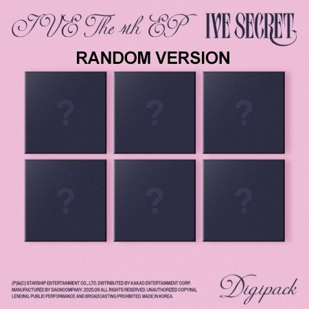 [Digipack][SET] IVE 4th EP Album - IVE SECRET (SET Ver.) 6CD_177693.jpg
