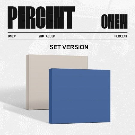 [Digipack][SET] ONEW 2nd Album - PERCENT (SET Ver.) 2CD_175342.jpg