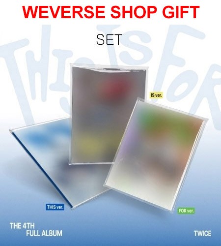 [JYP Shop Gift][THIS / IS / FOR][SET] TWICE 4th Album - THIS IS FOR (SET Ver.) 3CD + 3Poster_174190.jpg