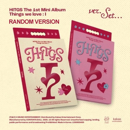 HITGS 1st Mini Album - Things we love : I (Random Ver.) CD_180012.jpg