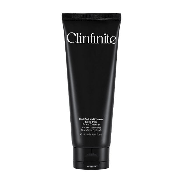 [Holika Holika] Clinfinite Black Salt and Charcoal Deep Pore Foam Cleanser 150ml_168357.jpg
