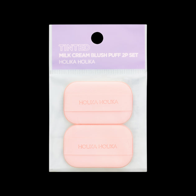 [Holika Holika] Tinted Milk Cream Blush 2p Puff Set_167201.jpg