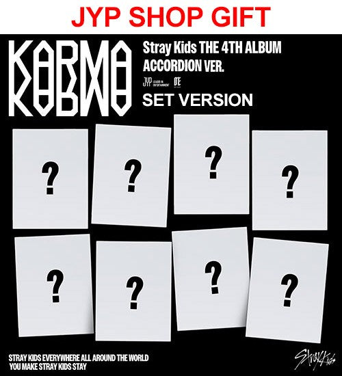 [JYP Shop Gift][ACCORDION][SET] Stray Kids 4th Album - KARMA (SET Ver.) 8CD_177357.jpg