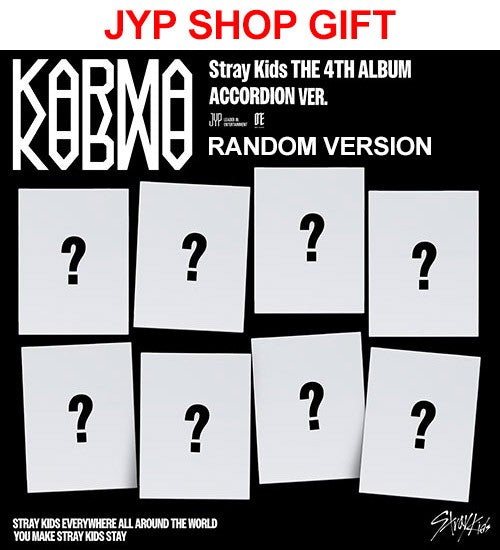 [JYP Shop Gift][ACCORDION] Stray Kids 4th Album - KARMA (Random Ver.) CD_177356.jpg