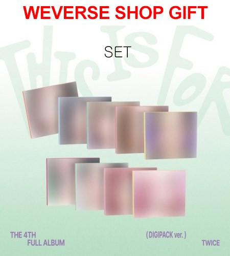[JYP Shop Gift][DIGIPACK][SET] TWICE 4th Album - THIS IS FOR (SET Ver.) 9CD_174188.jpg