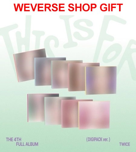 [JYP Shop Gift][DIGIPACK] TWICE 4th Album - THIS IS FOR (Random Ver.) CD_174187.jpg