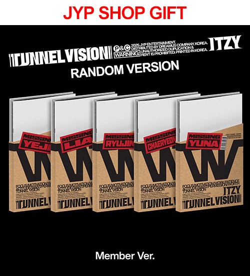 [JYP Shop Gift][Member] ITZY Album - TUNNEL VISION (Random Ver.) CD_181310.jpg