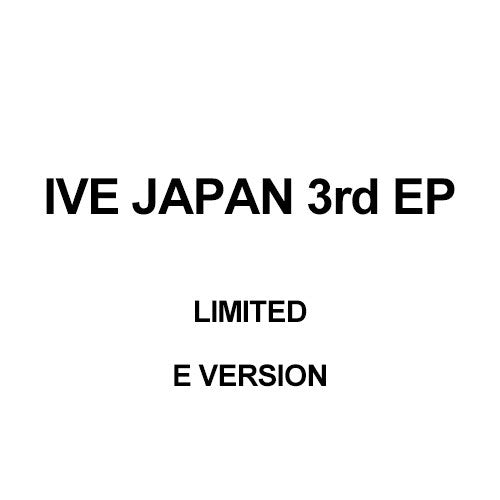 [Japanese Edition] IVE 3rd EP Album - Be Alright (LIMITED E Ver.) CD_172401.jpg