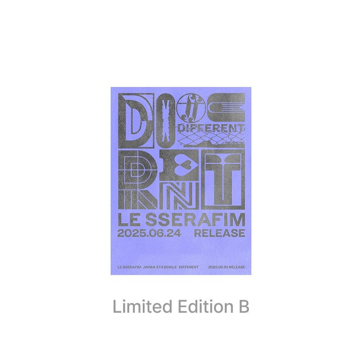 [Japanese Edition] LE SSERAFIM 4th Single Album - DIFFERENT (Limited Edition B) CD_172928.jpg