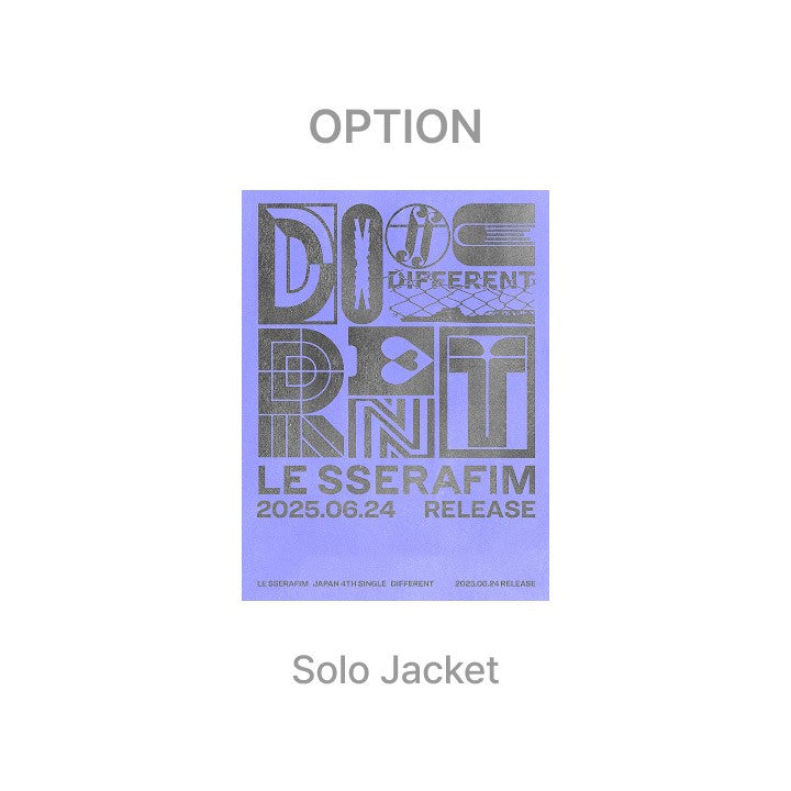 [Japanese Edition] LE SSERAFIM 4th Single Album - DIFFERENT (Solo Jacket) CD_172932.jpg