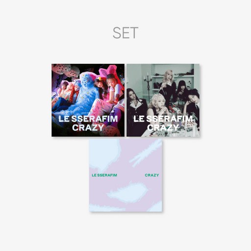 [Japanese Edition][SET] LE SSERAFIM 3rd Single Album - CRAZY (3 SET) 3CD_166443.jpg