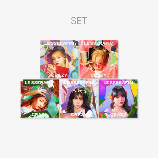 [Japanese Edition][SET] LE SSERAFIM 3rd Single Album - CRAZY (Solo Jacket 5SET) 5CD_166445.jpg