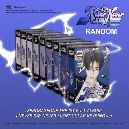 [LENTICULAR KEYRING] ZEROBASEONE 1st Album - NEVER SAY NEVER (Random Ver.)_178379.jpg